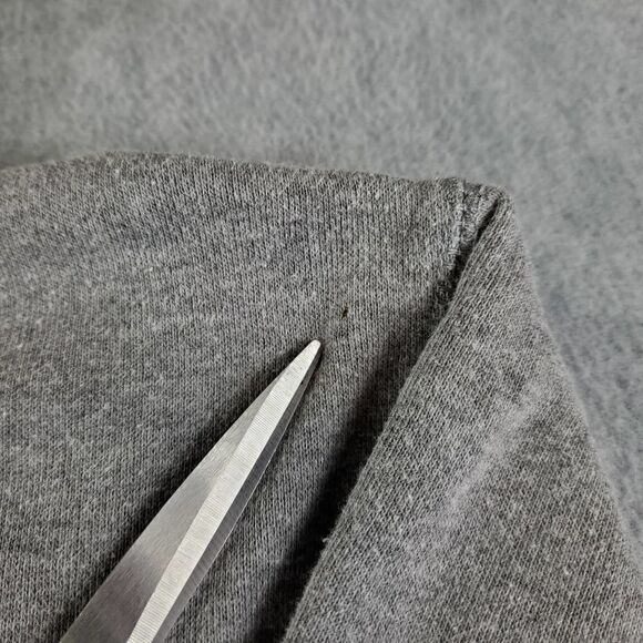 Ole Miss Hoodie Mens Medium Gray Knights Apparel Rebels Pullover - Picture 8 of 10